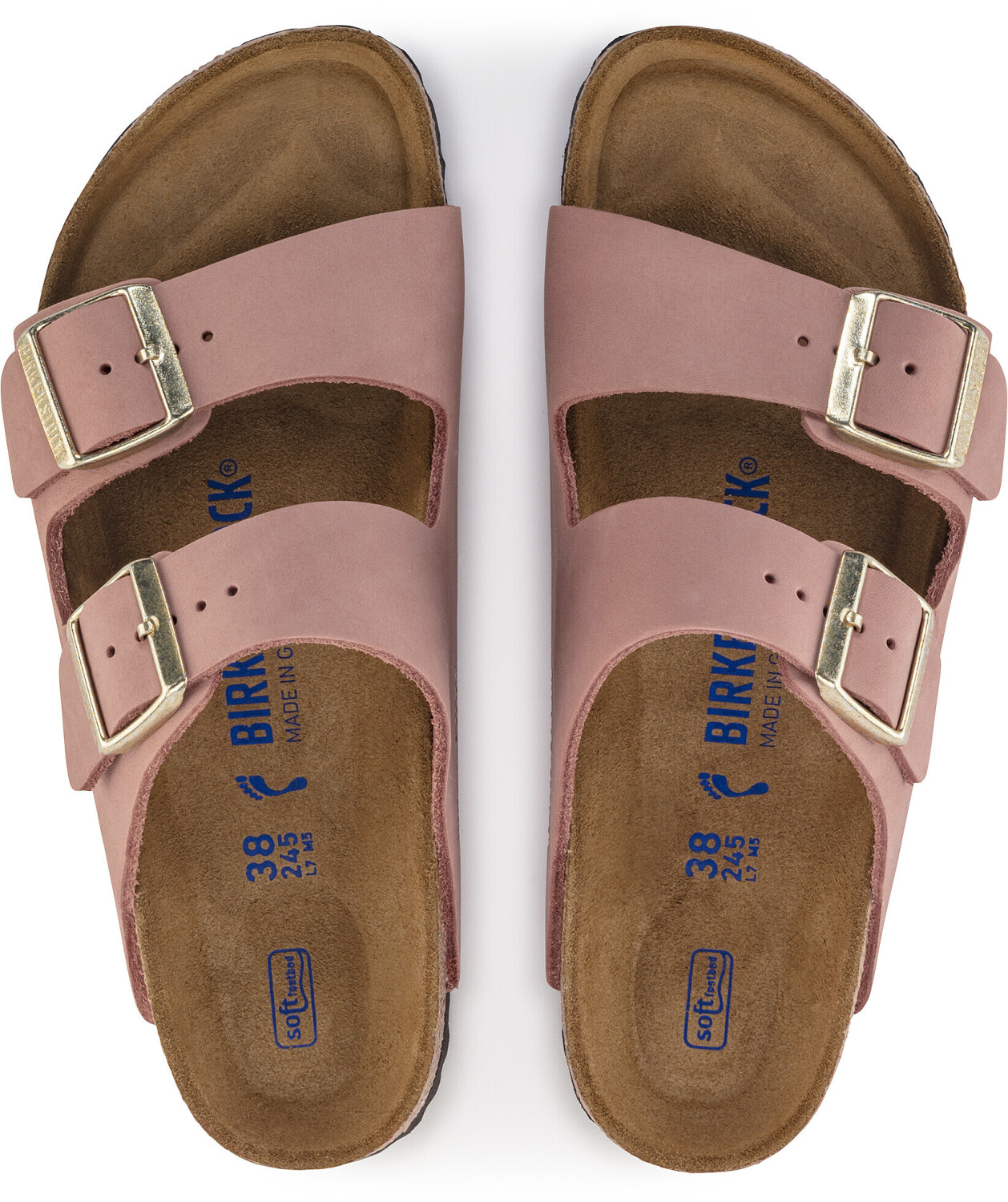 Birkenstock arizona pink suede hotsell