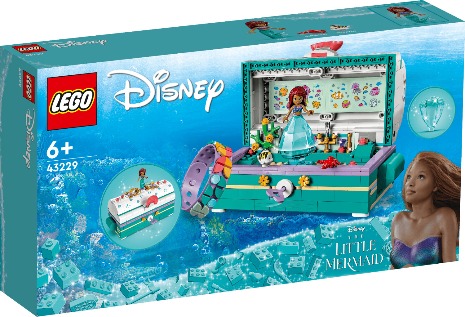LEGO Disney Princess - Le coffre aux trésors d'Ariel (43229)