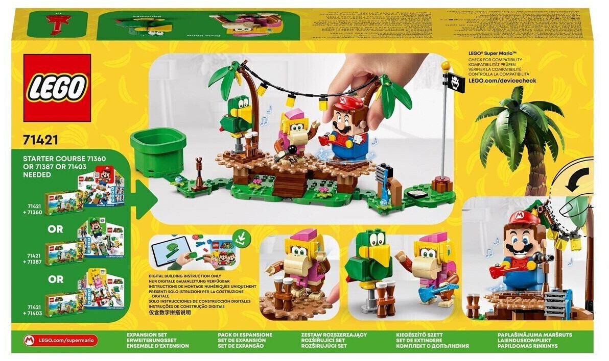 LEGO Super Mario - Pack di espansione Concerto nella giungla di Dixie Kong  (71421) a € 21,74 (oggi)