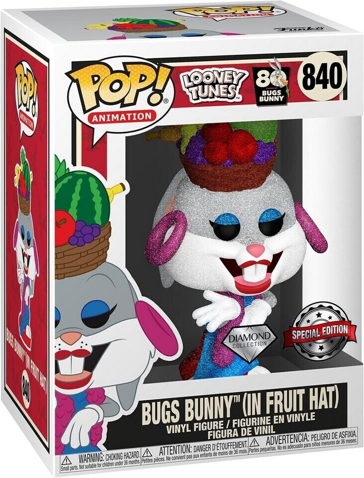 Photos - Action Figures / Transformers Funko Pop! Looney Tunes Bugs Bunny Fruit Hat 840 Diamond SP  (51731)
