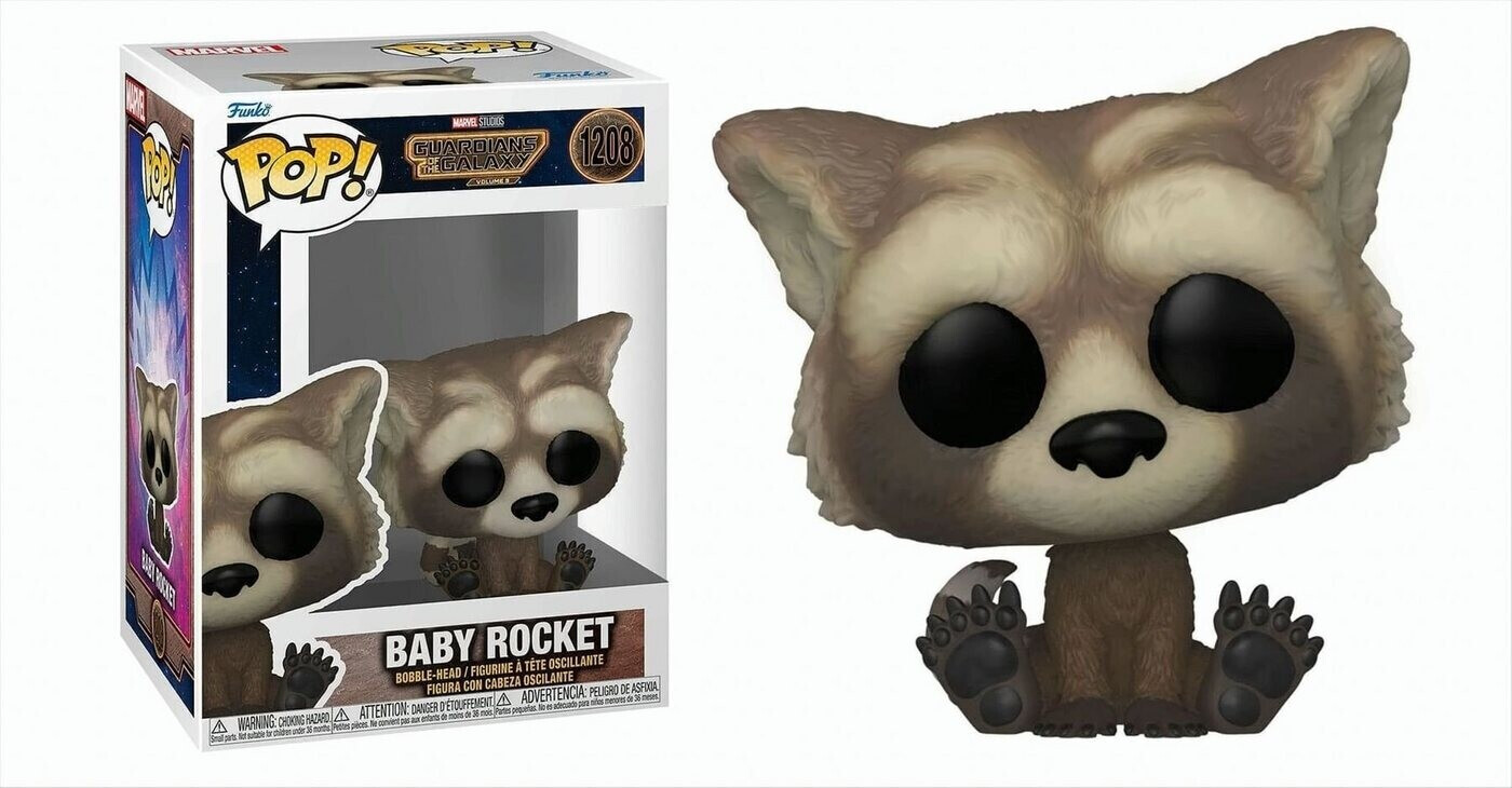 Funko Pop Guardians of the Galaxy Vol. 3 Baby Rocket 67516 ab 14 99 Preisvergleich bei idealo