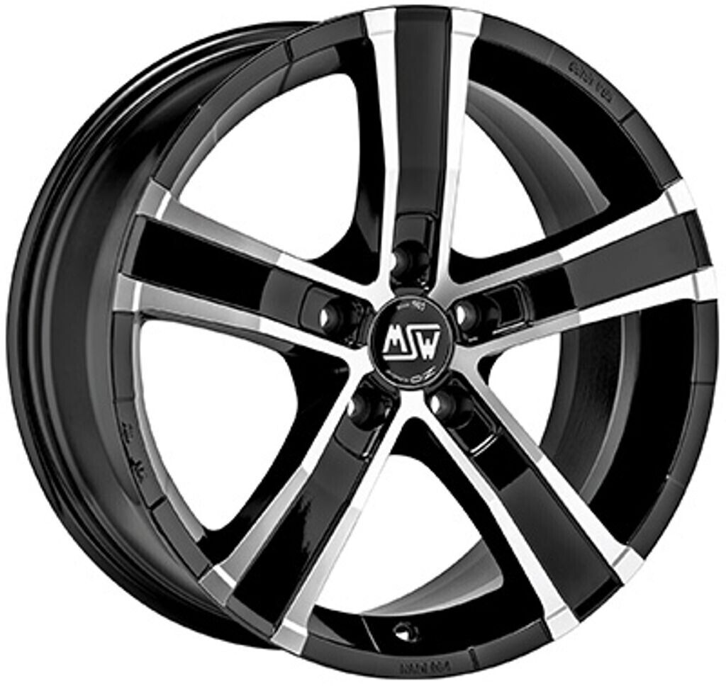 MSW Sahara 6 8x17 Gloss Black Full Polished Ab 210 63 msw-sahara-6-8x17-gloss-black-full-polished-ab-210-63