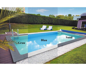 Kwad Styropor®Stein Pool All Inclusive 350x700x150 cm mit ...