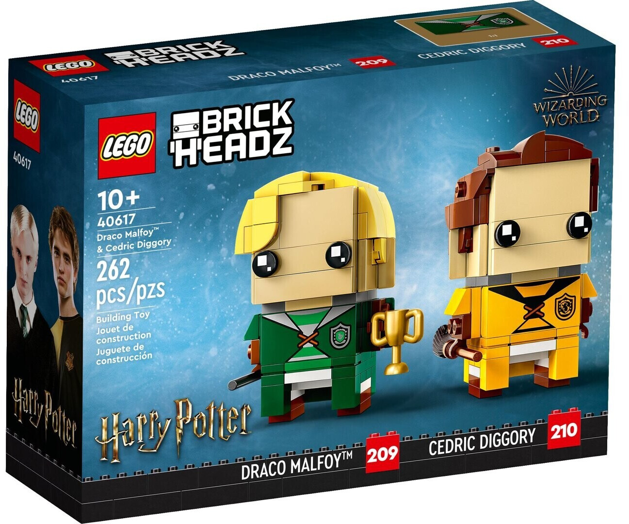 LEGO Brick Headz Harry Potter - Drago Malefoy et Cedric Diggory (40617)
