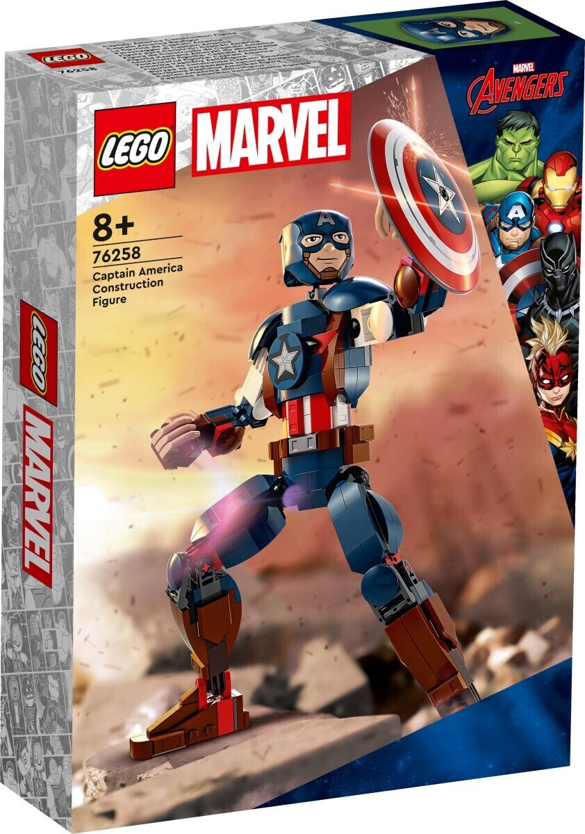 LEGO Marvel Avengers - Personaggio di Captain America (76258) a