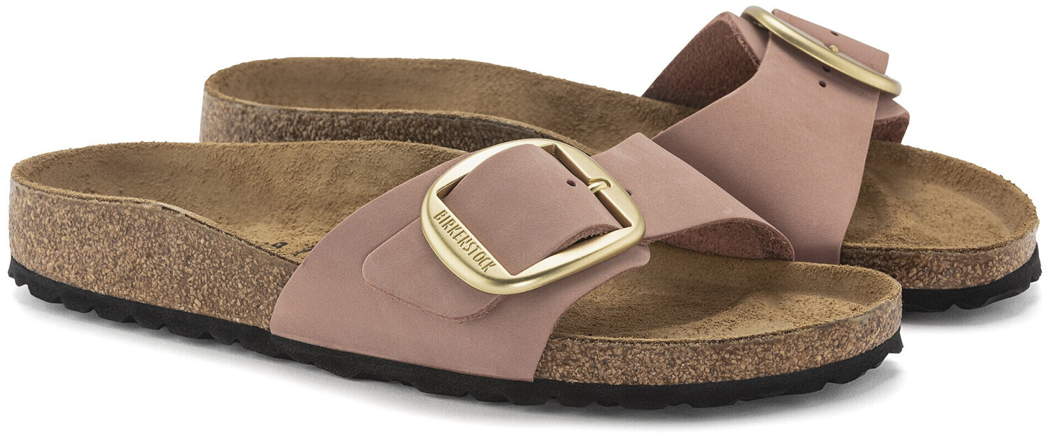 Birkenstock Madrid Big Buckle Nubukleder old rose normal ab 104 90 Preisvergleich bei idealo