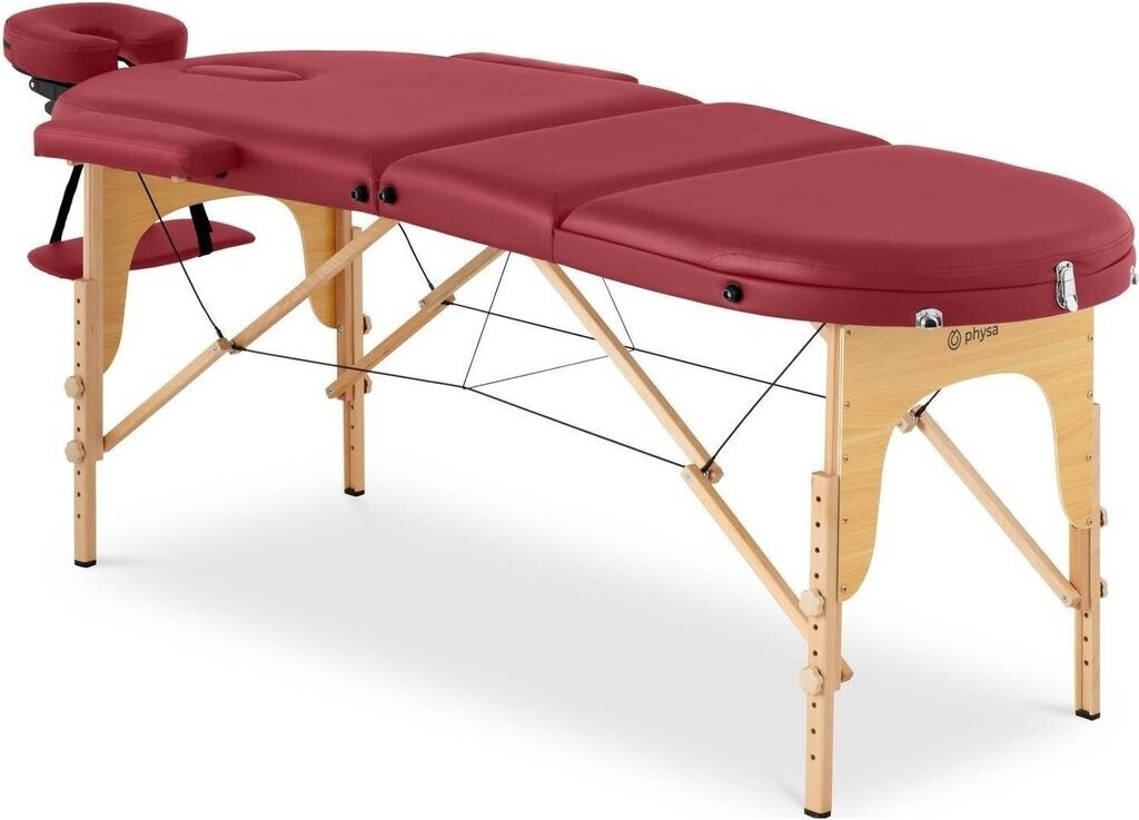 Physa Massage table foldable colmar red