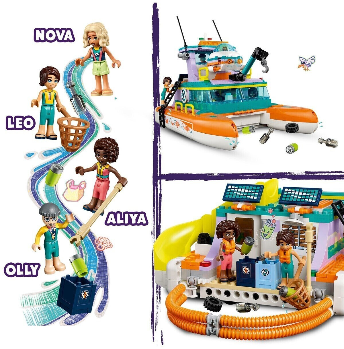 LEGO Friends Barco de Rescate Mar timo 41734 desde 75 56