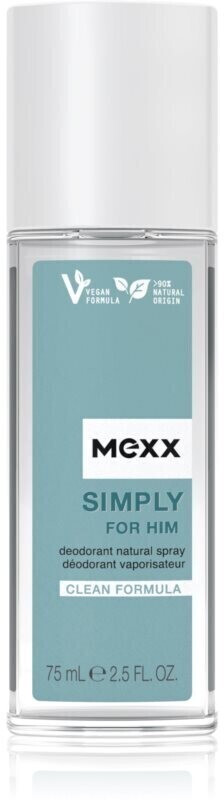 Photos - Deodorant Mexx Simply For Him Deo  (75ml)