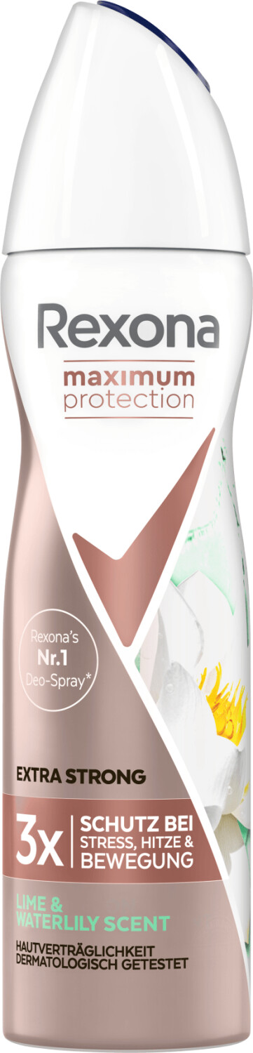 Photos - Deodorant Rexona Antitranspirant Maximum Protection lime & waterlily  (150 ml)