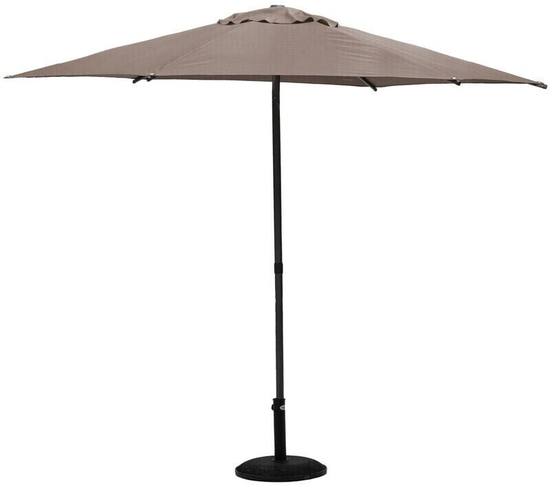 Hespéride Parasol droit rond Soya taupe