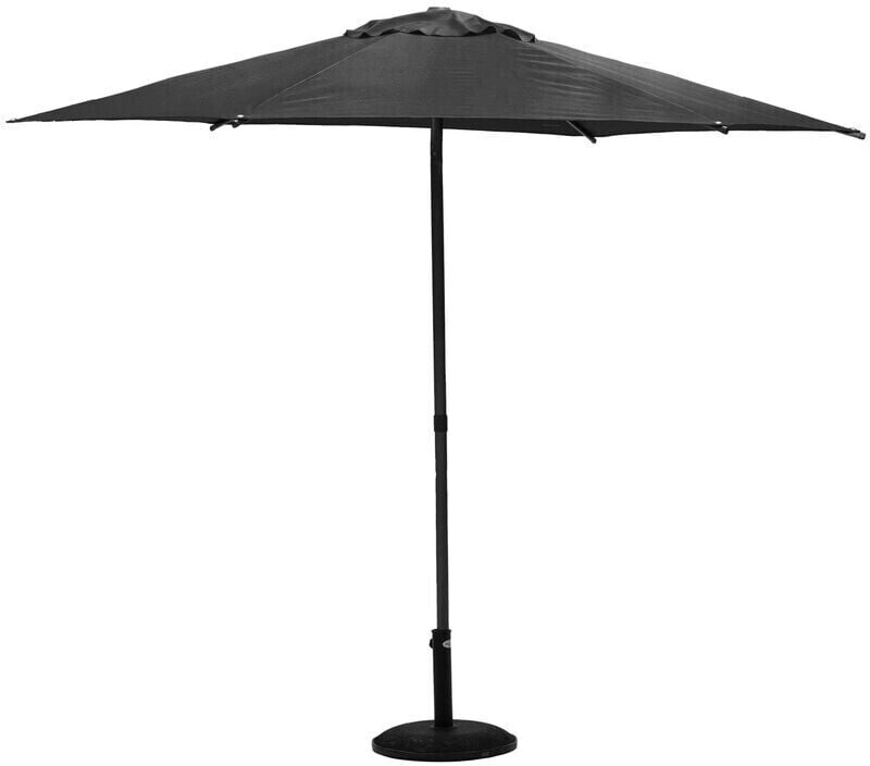 Hespéride Parasol droit rond Soya ardoise