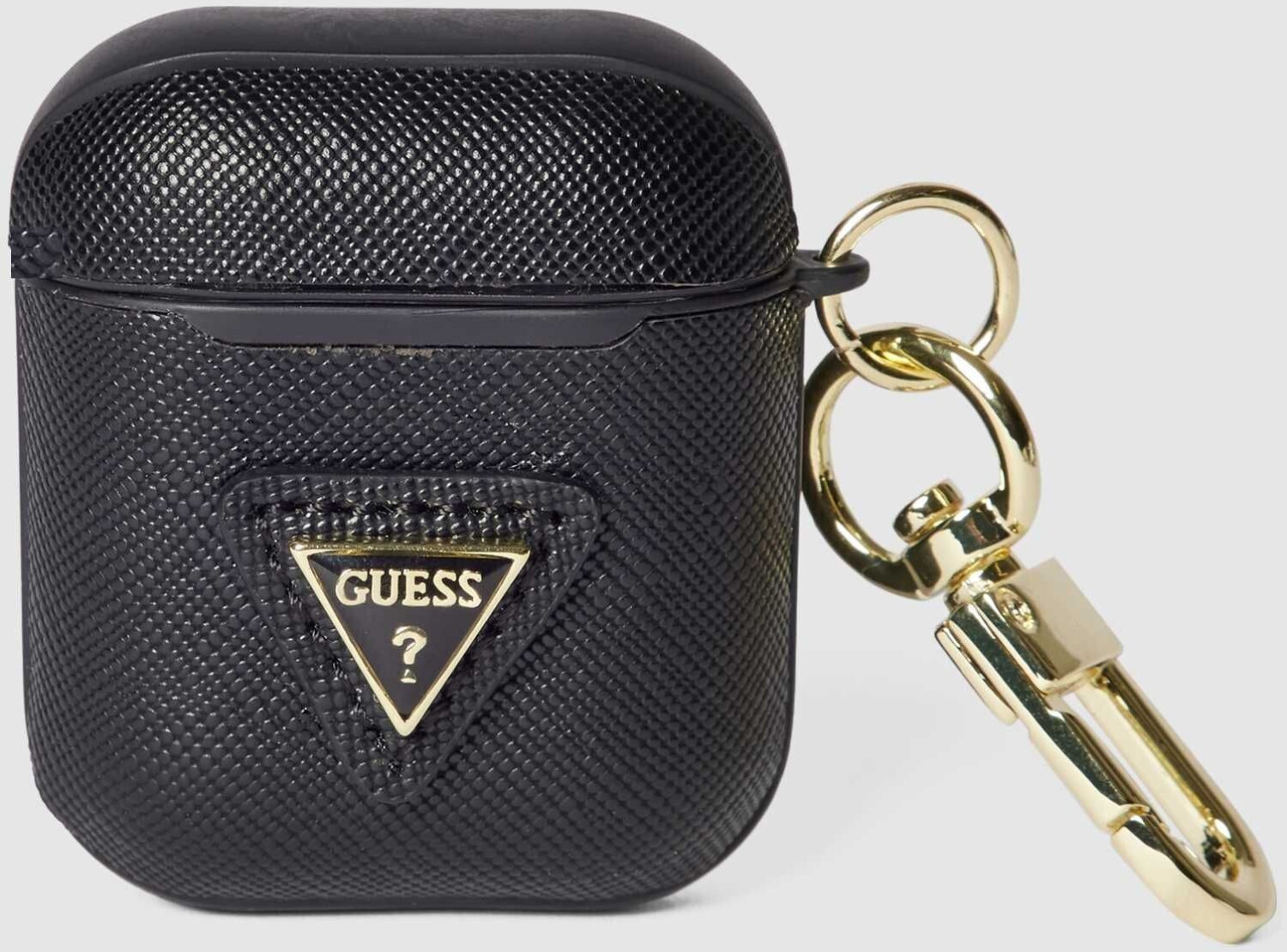 Guess Saffiano AirPods Case Black