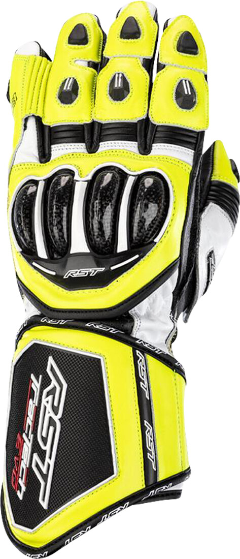 Photos - Motorcycle Gloves RST Moto  Trachtech Evo 4 CE Men's Glove floyellow/black/black 