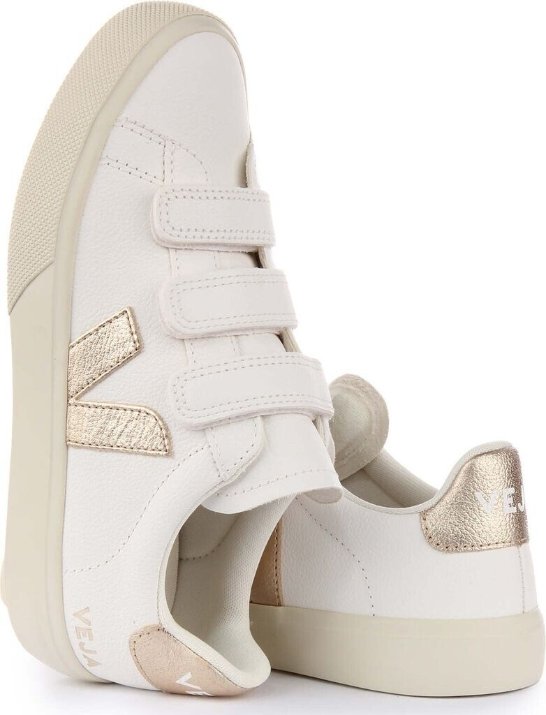 VEJA★RECIFE LOGO★ベルクロ★EXTRA WHITE/PLATINE Extra White Platine Recife Logo Sneakers | VEJA