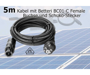 Betteri BC01 5m Kabel steckerfertig | BC01-450