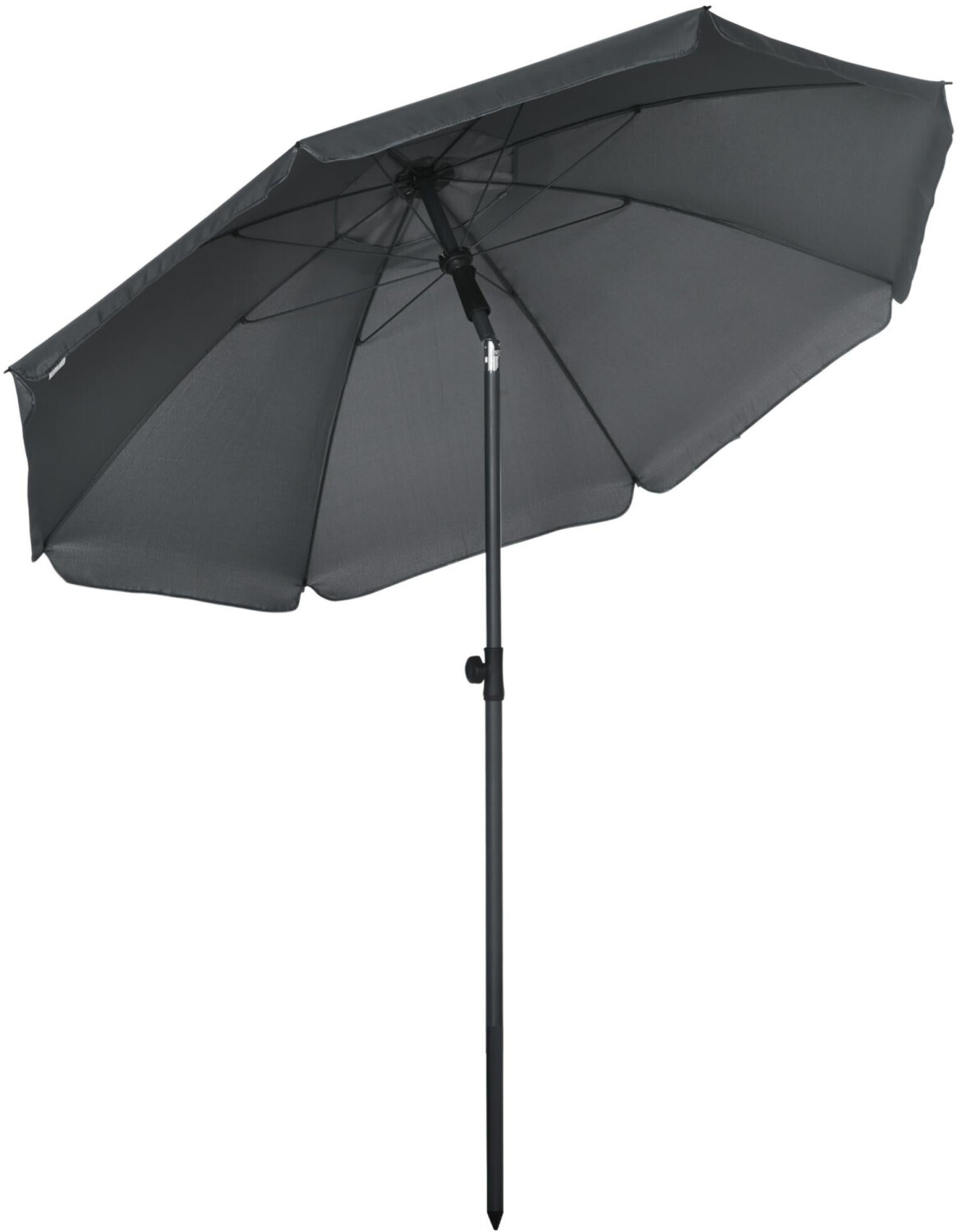 Outsunny Parasol inclinable 1,8 x 2,09 m gris