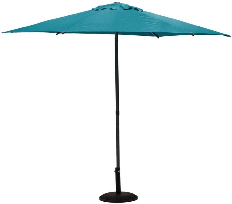 Hespéride Parasol droit rond Soya bleu canard