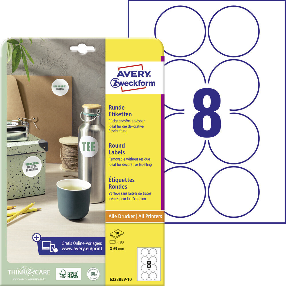 Avery Zweckform 6228REV-10