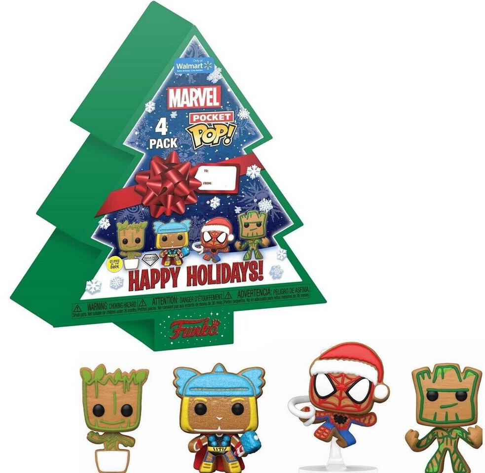 Funko Pop! Pocket - Marvel Happy Holidays (4 Pack) ab 14,01