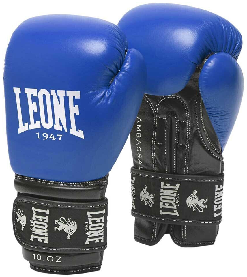 Leone Sport Ambassador Combat Gloves blue,black 12 Oz