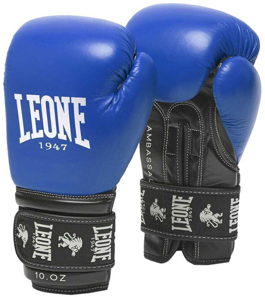 Leone Sport Ambassador Combat Gloves blue,black 16 Oz