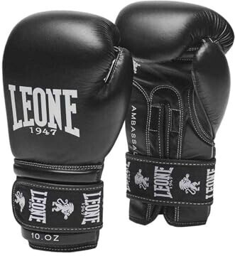 Leone Sport Ambassador Combat Gloves black 14 Oz