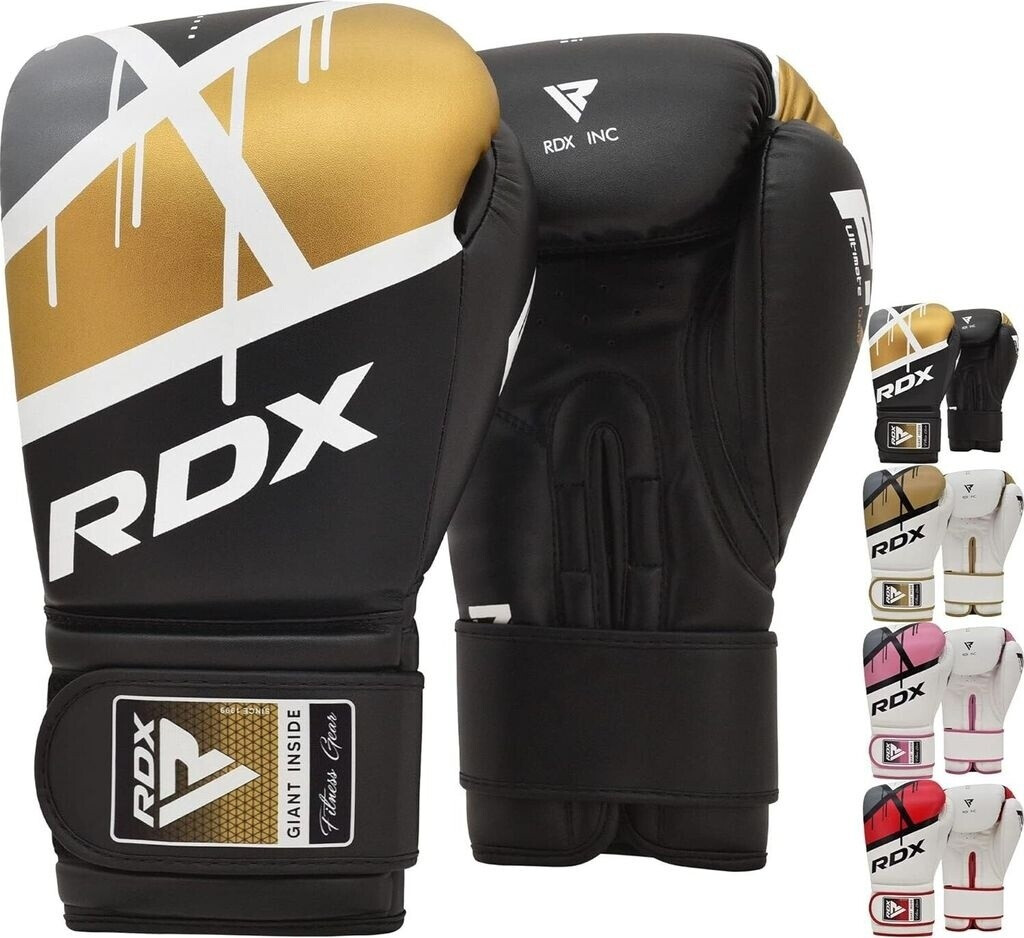 DRX Sports Bgr 7 Artificial Leather Boxing Gloves black 12 Oz