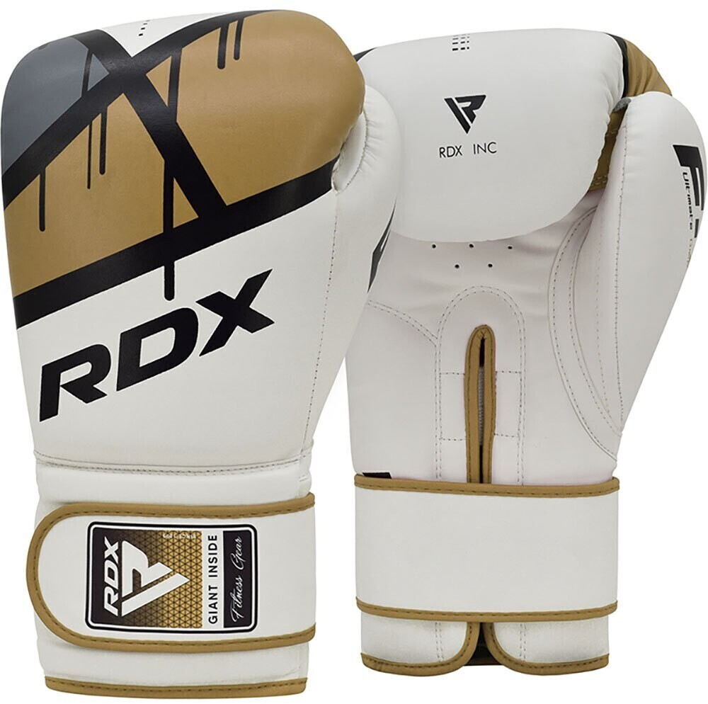 DRX Sports Bgr 7 Artificial Leather Boxing Gloves white 10 Oz