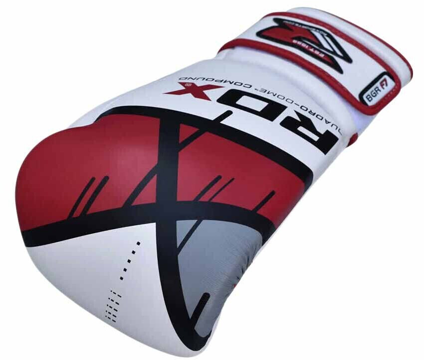 DRX Sports Bgr F7 Boxing Gloves red/white 12 Oz