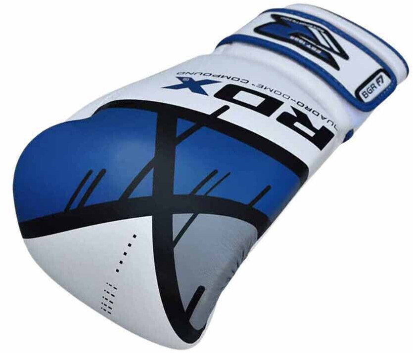 DRX Sports Bgr F7 Boxing Gloves white/blue 8 Oz