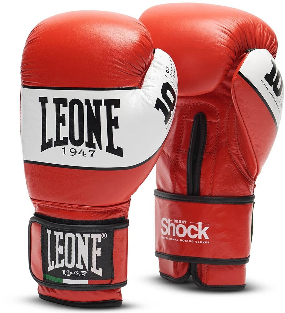 Leone Sport Shock Combat Gloves red 10 Oz