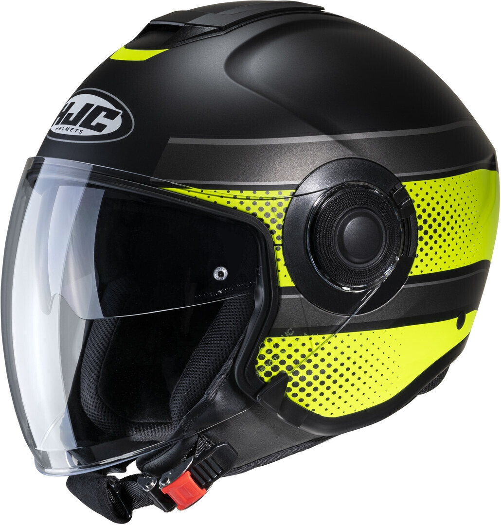 HJC i40 Tolan MC3HSF mat noir/jaune fluo