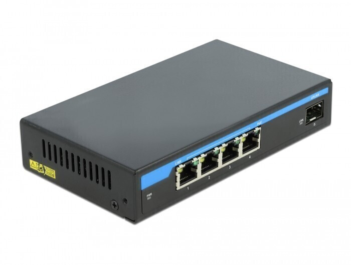 DeLock 4 Port PoE + 1 SFP (87765)