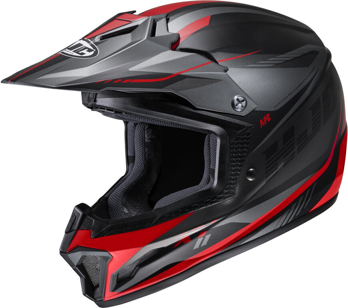 HJC CL XY II Drift MC1SF noir/rouge