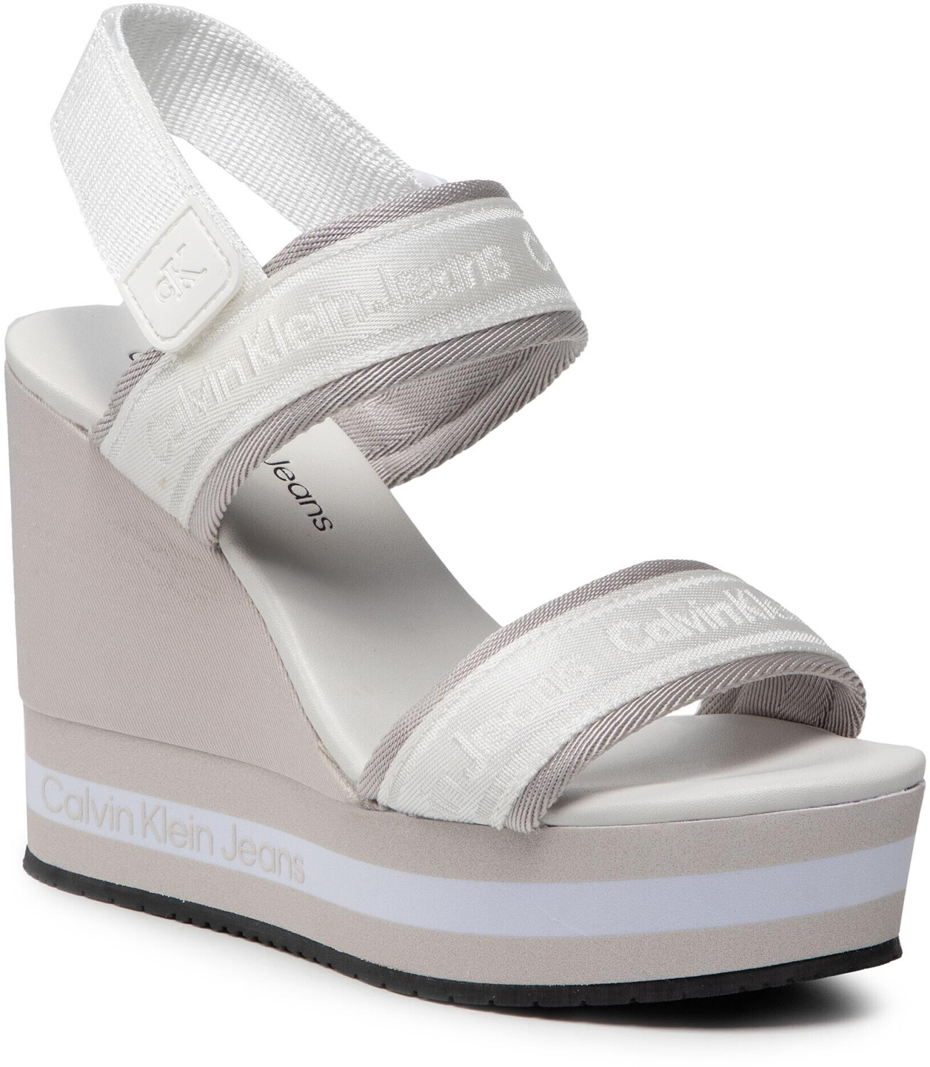 Calvin Klein Jeans Wedge Sandal Sling Pes YW0YW00572 bright white