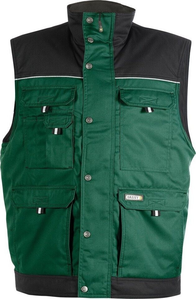 Dassy Weste Hulst PESCO61 Flaschengrün/Schwarz
