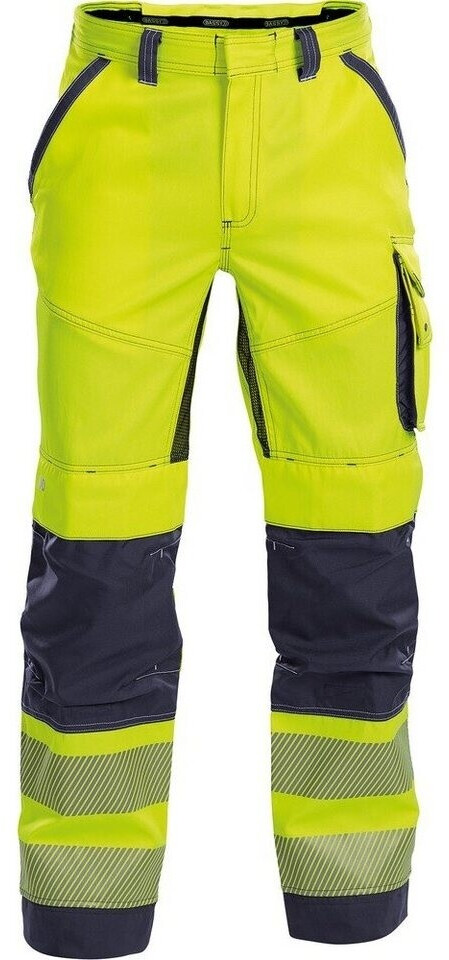 Art.Master Warnschutz Hose Herren EN 20471 Klasse 2 - Arbeitshose Mit 10 Taschen & Stretchbund