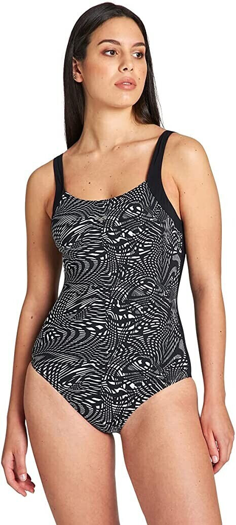 Arena Bodylift Clara U Back one piece black/white