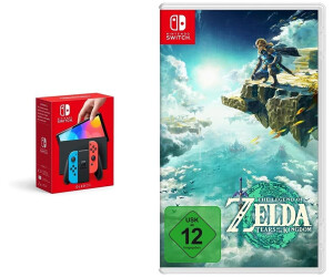 Nintendo Switch (OLED-Modell) neon-blau/neon-rot + of The of bei | Zelda: Preisvergleich € Tears ab Legend the Kingdom 378,99