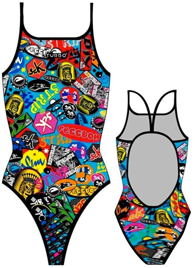 Turbo Stickers Swimsuit multicolor