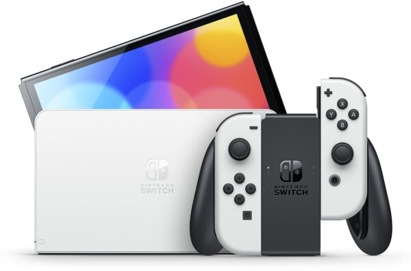 Nintendo Switch (OLED-Modell) weiß + Mario Kart 8: Deluxe, Bild 4