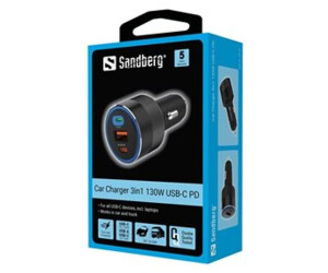 Sandberg Car Charger 3in1 130W USB-C PD ab 43,14 €