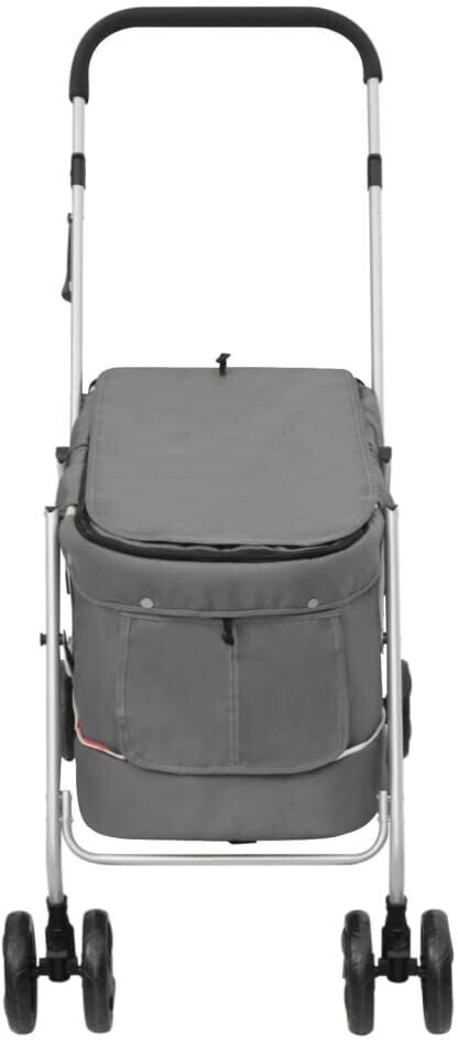 vidaXL Poussette pour chien Grey vidaXL Poussette pour chien Grey