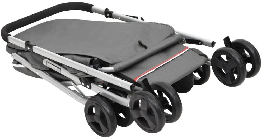 vidaXL Poussette pour chien Grey vidaXL Poussette pour chien Grey