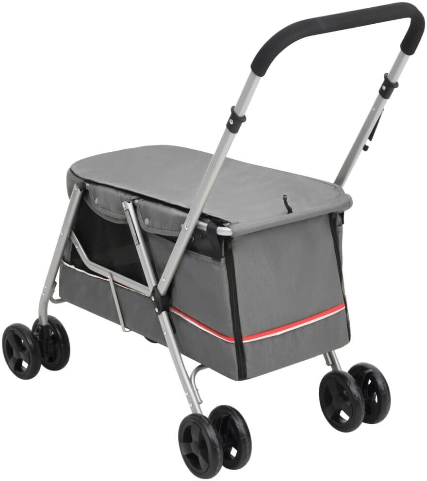 vidaXL Poussette pour chien Grey vidaXL Poussette pour chien Grey