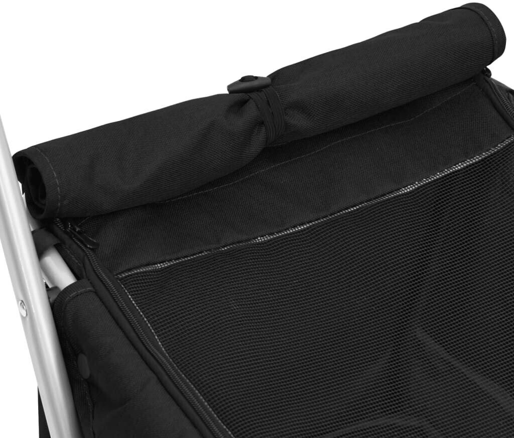 vidaXL Poussette pour chien black vidaXL Poussette pour chien black