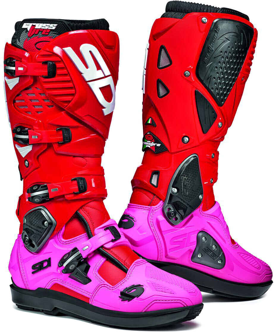 Photos - Motorcycle Boots SIDI Crossfire 3 SRS red/pink 