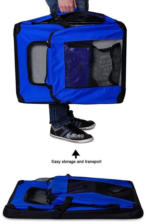 Dibea Caisse de transport pour chien Dog Carrier S blue Dibea Caisse de transport pour chien Dog Carrier S blue