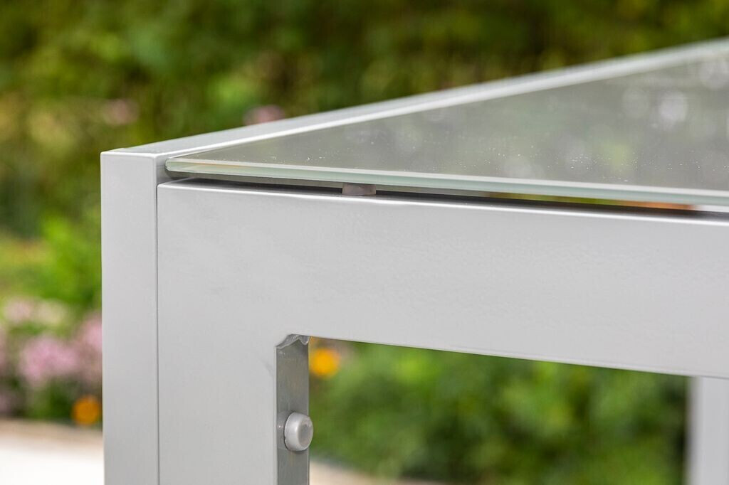 Merxx Gartentisch 150 x bei - | Preisvergleich € cm 137,80 Silber ab Aluminiumgestell 90